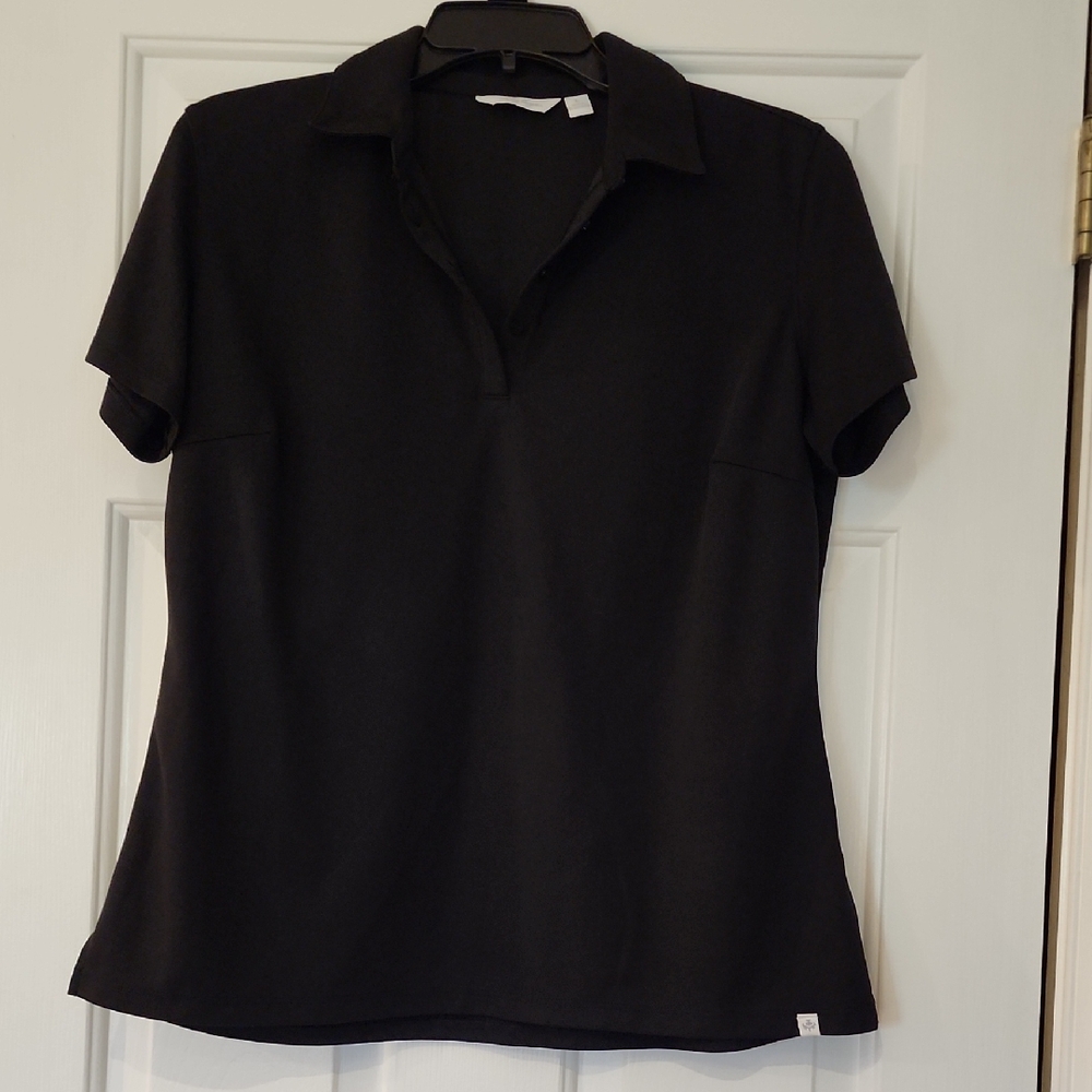 Lady Hagen Classic Black Button Down Shirt